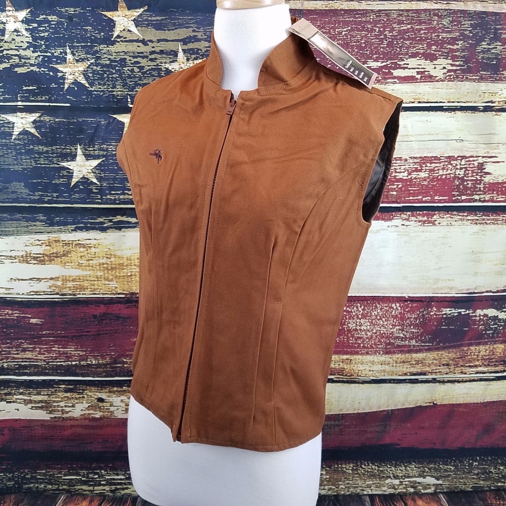 WYOMING TRADERS ABSAROKA COWGIRL VEST CINNAMON